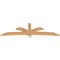 Ekena Millwork Davenport Timber Gable Bracket, Western Red Cedar, 108"W x 31 1/2"H x 3 1/2"D x 5 1/2"F, 7/12 Pitch GBW108X31X0406DAV00SWR - alternate 2